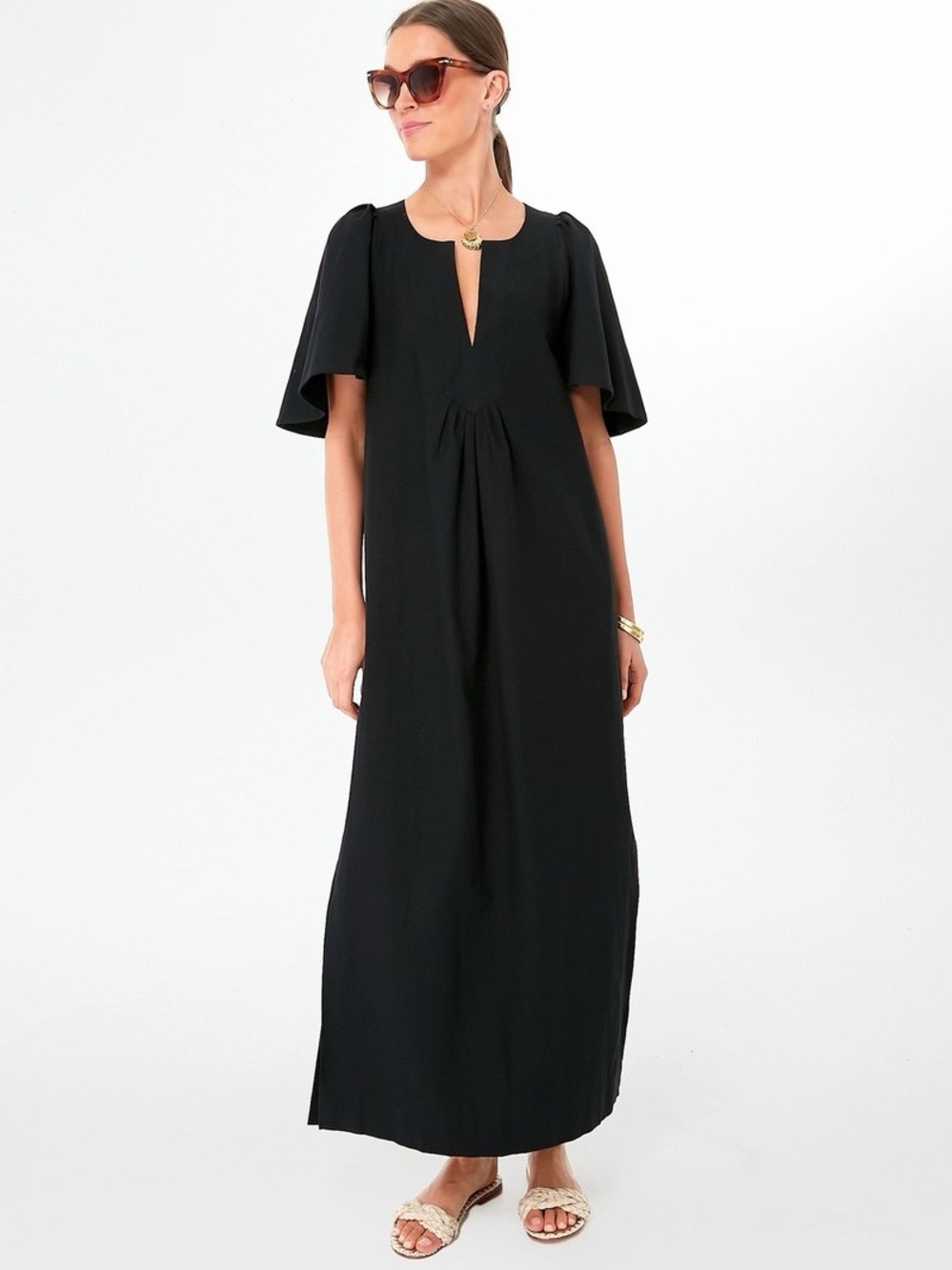 Tuckernuck Finley Flutter-Sleeve Maxi Dress - S Pomander Place
